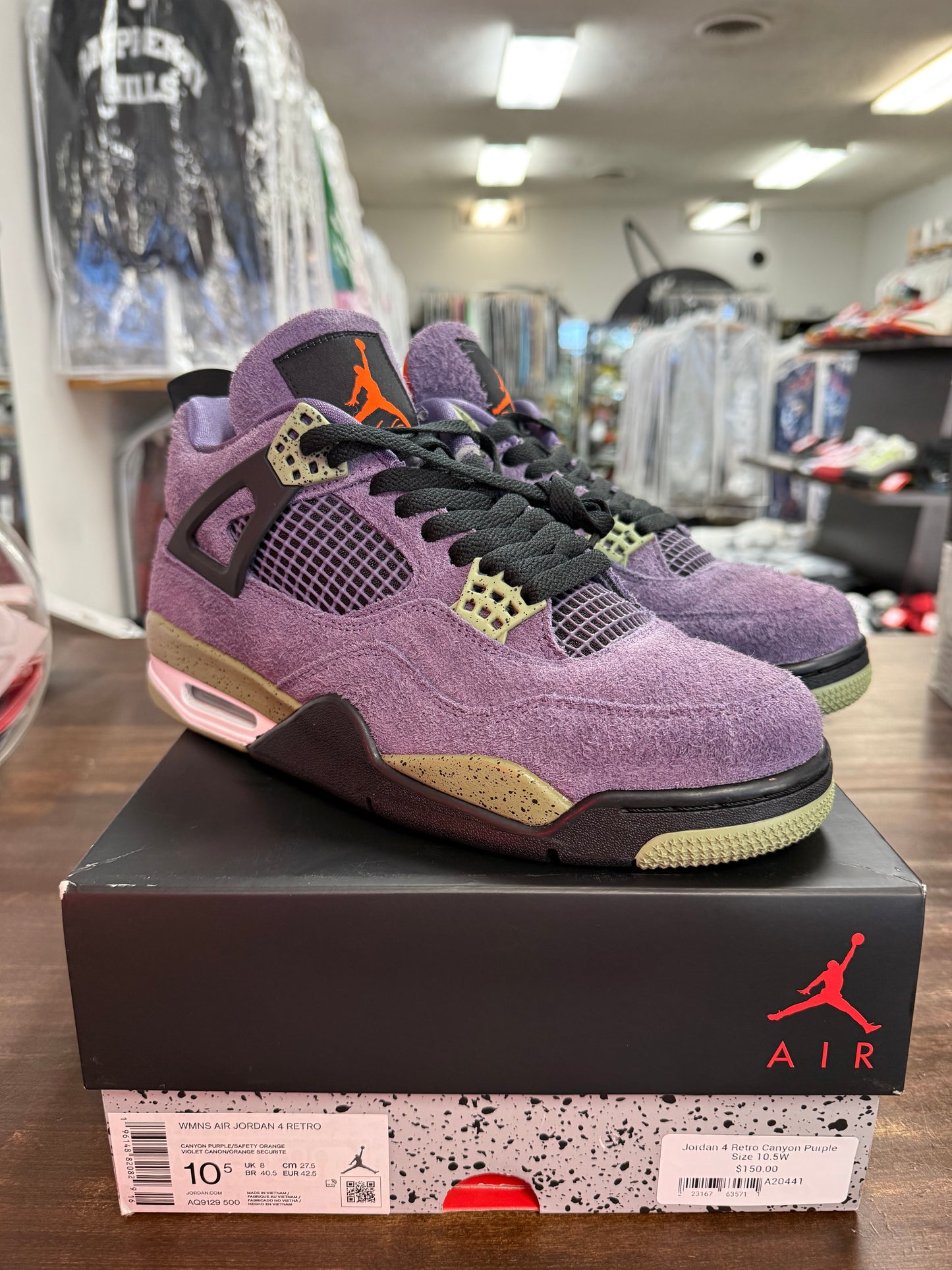 Jordan 4 Retro Canyon Purple