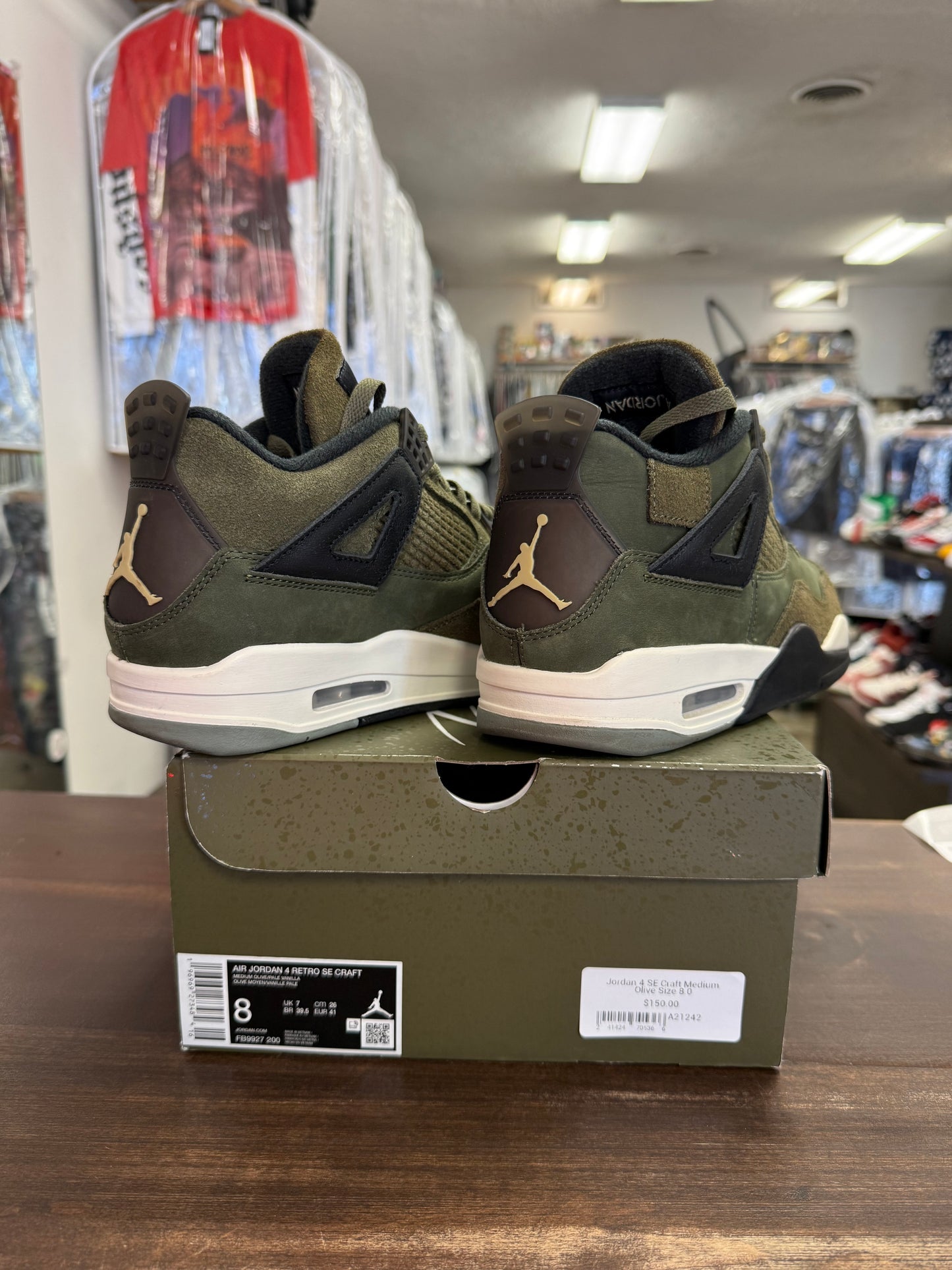 Jordan 4 SE Craft Medium Olive