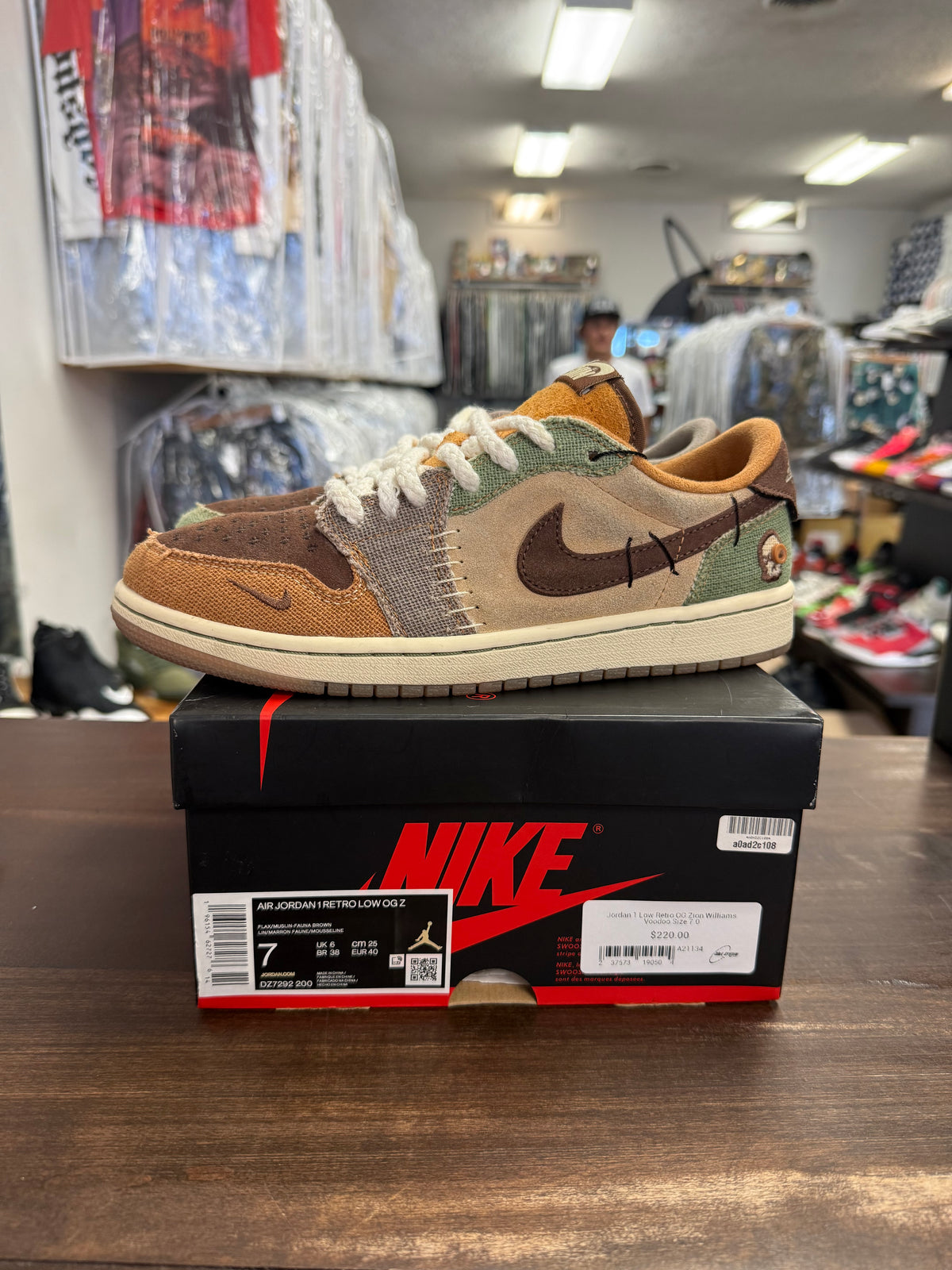 Jordan 1 Low Retro OG Zion Williams Voodoo