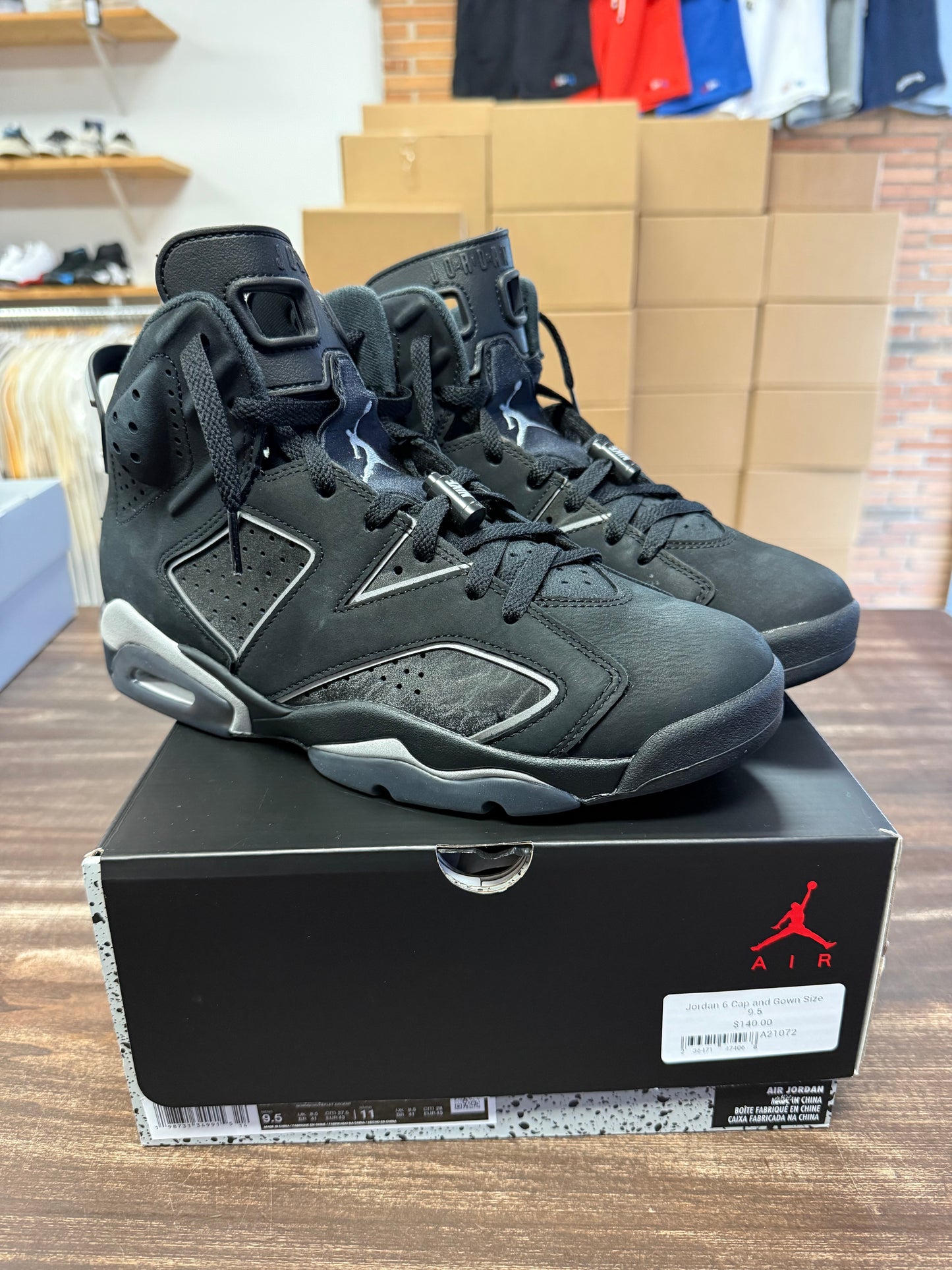 Jordan 6 Cap and Gown