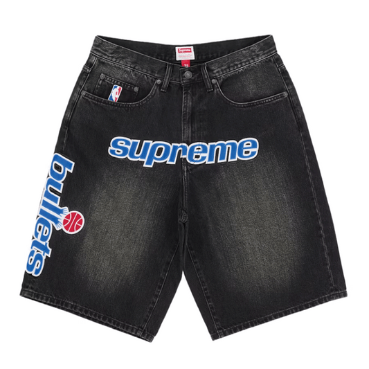 Supreme Washington Bullets Denim Short Black