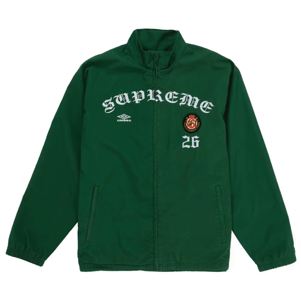 Supreme Umbro Cotton Ripstop Track Jacket (FW26) Green
