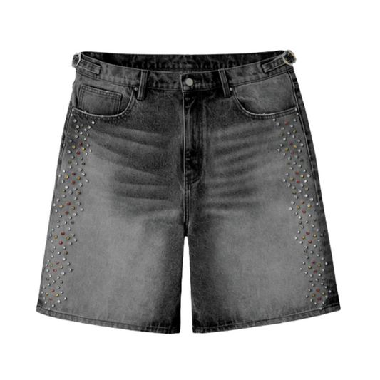 HMDD H-STAR CRYSTAL JORT BLACK