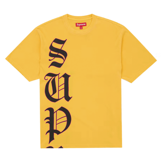 Supreme Cracked Vertical S/S Top Yellow