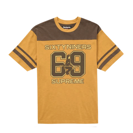 Supreme Hysteric 69 Football Top Light Orange