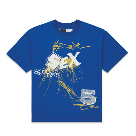 Sp5der Vivienne Tee Blue