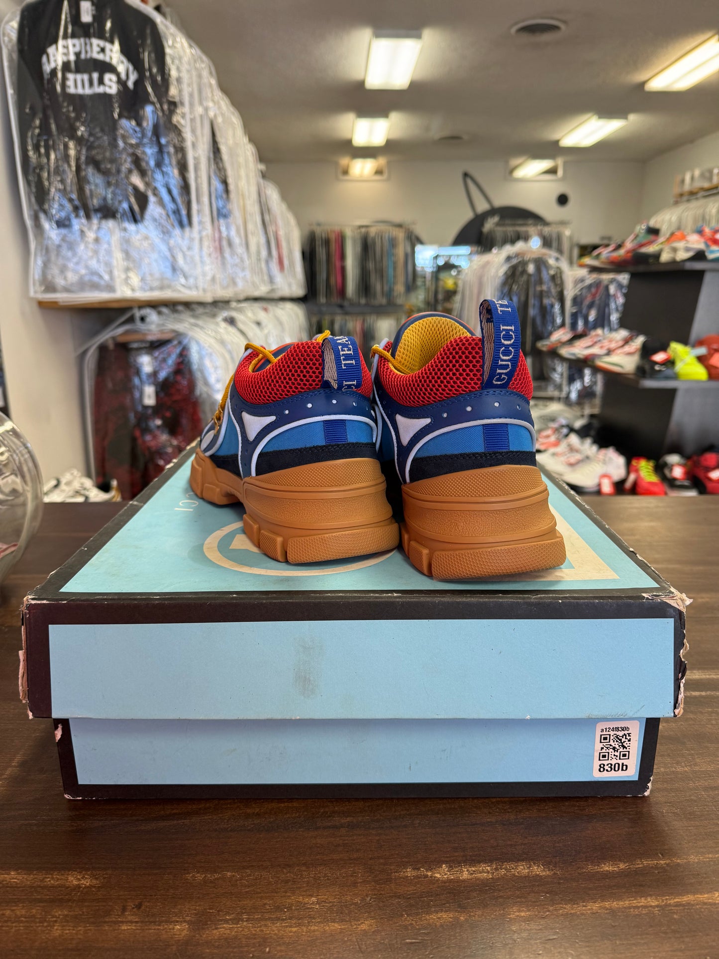 Gucci Flashtrek SEGA Blue Suede