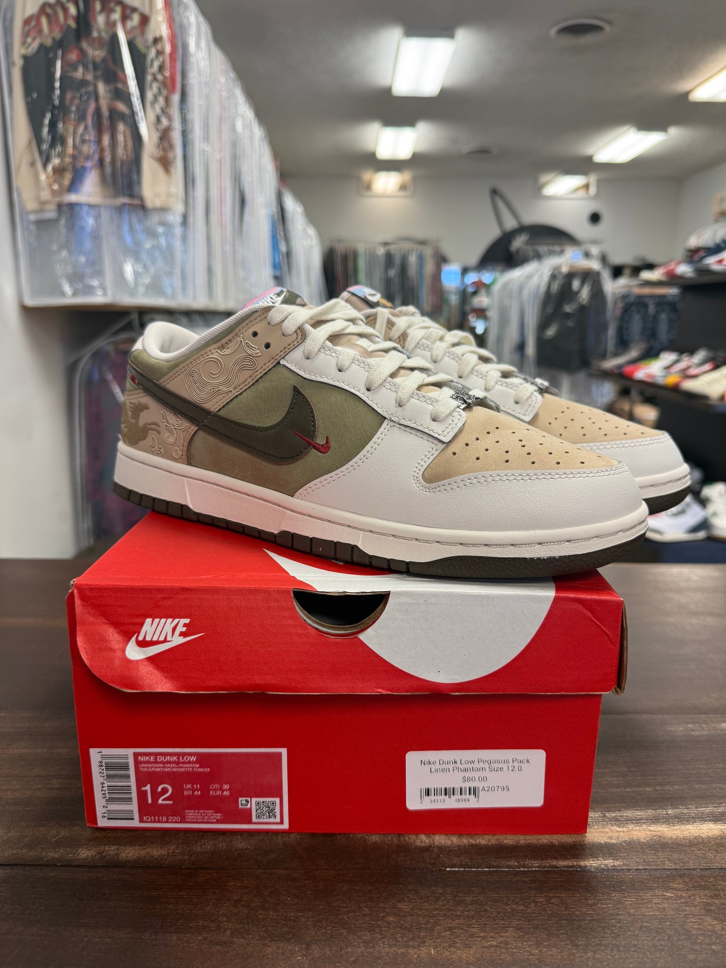 Nike Dunk Low Pegasus Pack Linen Phantom