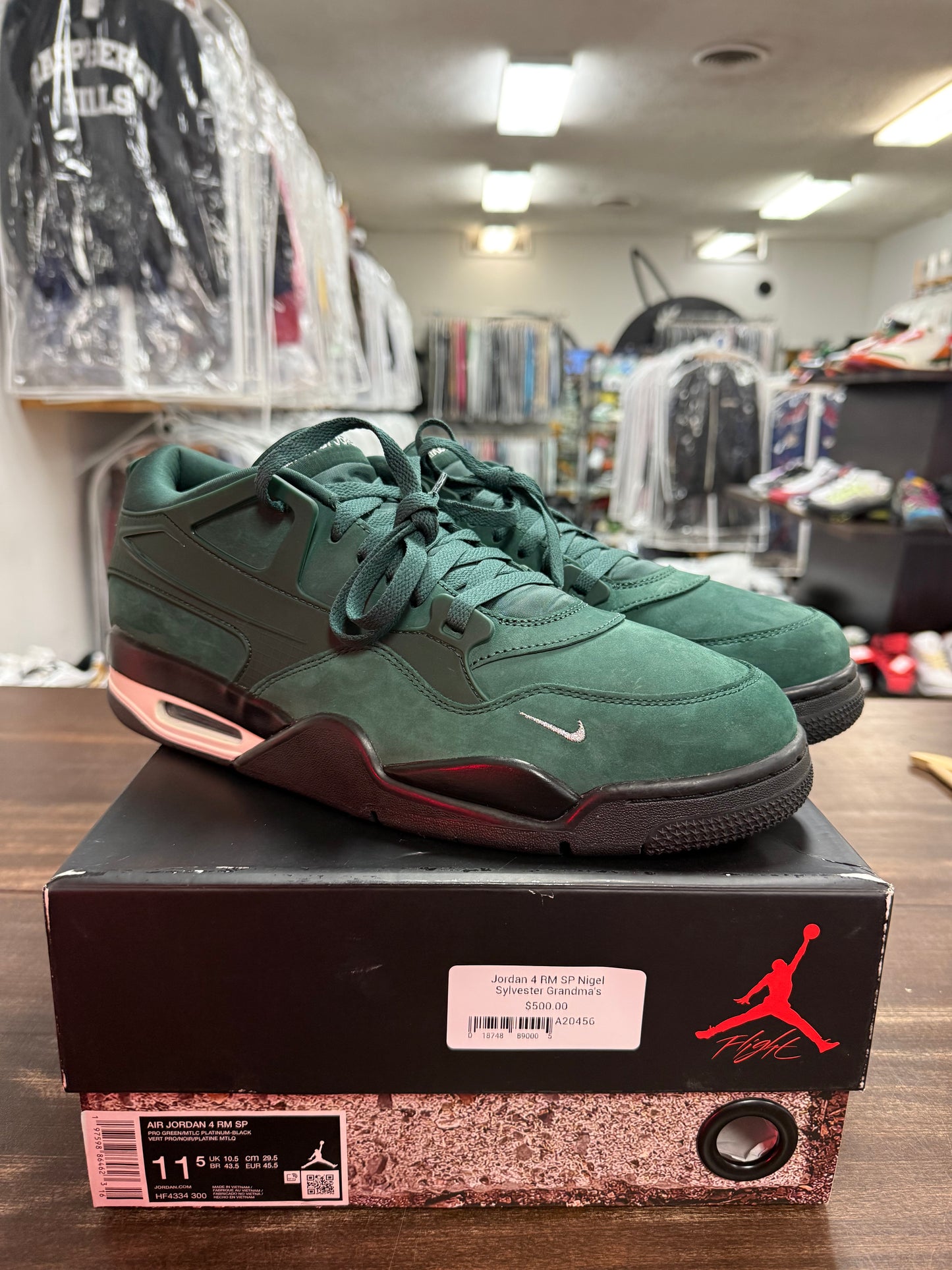 Jordan 4 RM SP Nigel Sylvester Grandma's Driveway