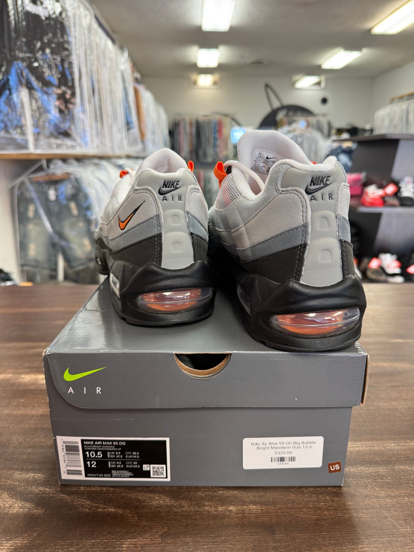 Nike Air Max 95 OG Big Bubble Bright Mandarin