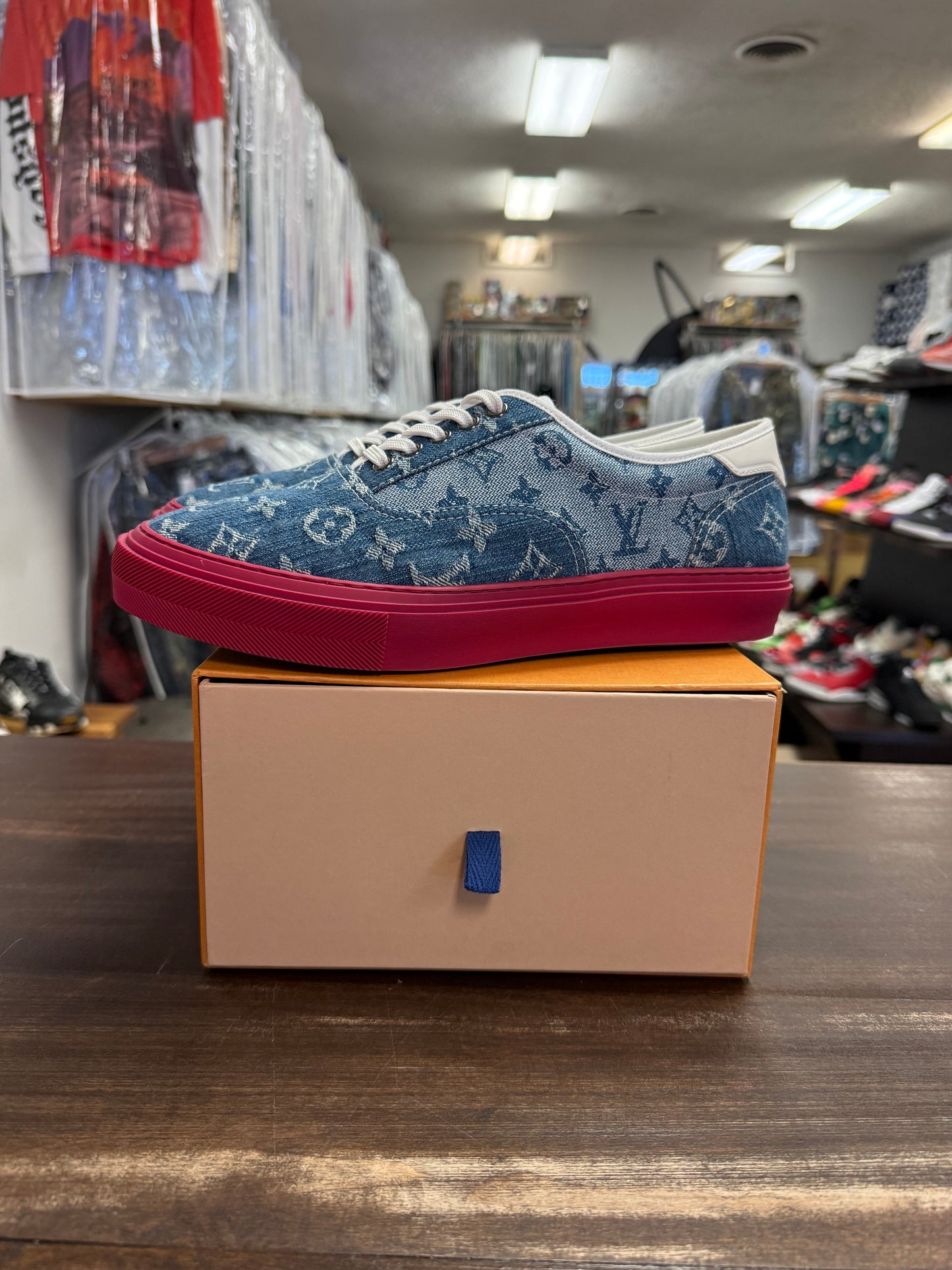 LV Monogram Denim Trocadero Sneaker