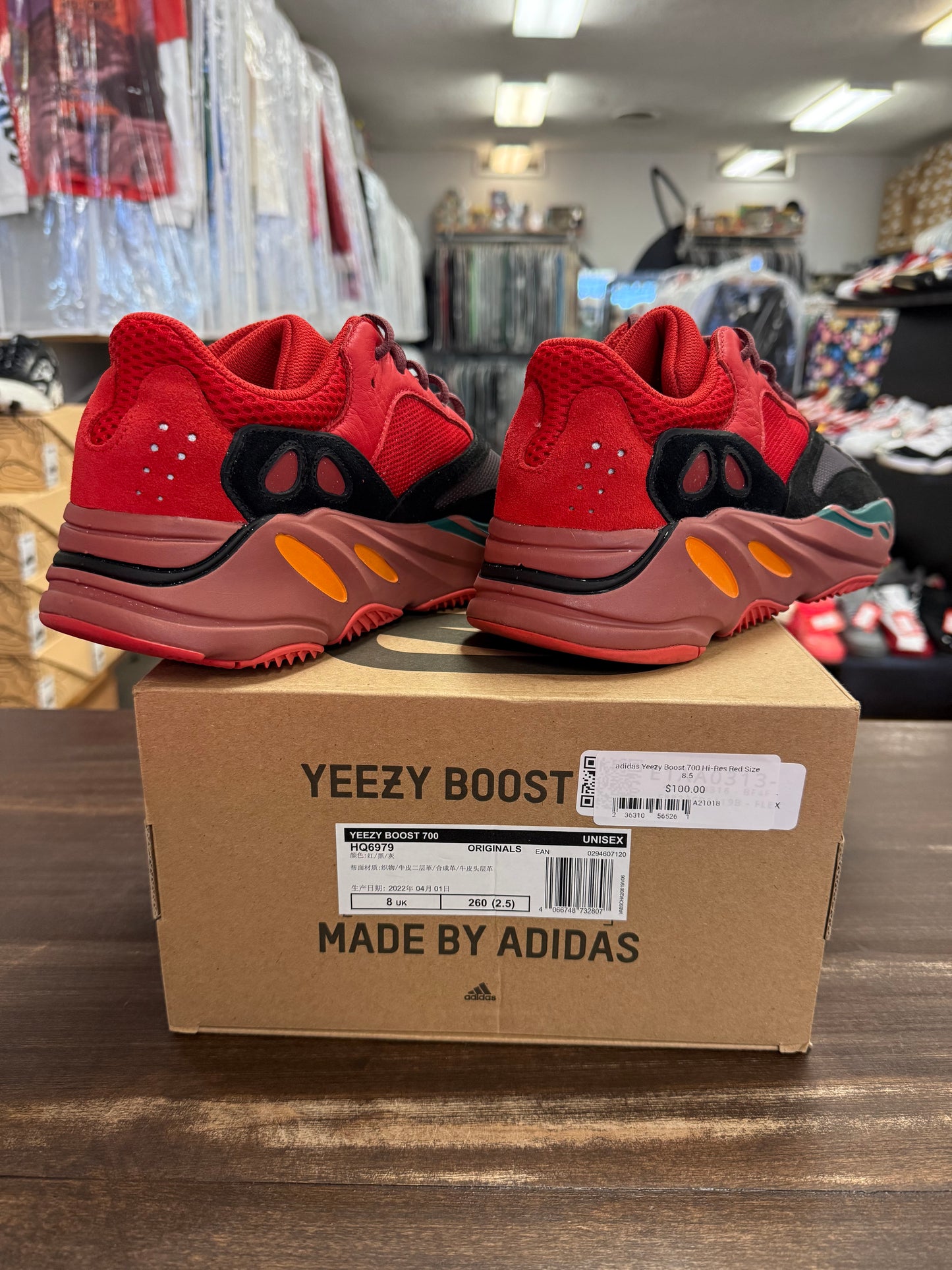 adidas Yeezy Boost 700 Hi-Res Red