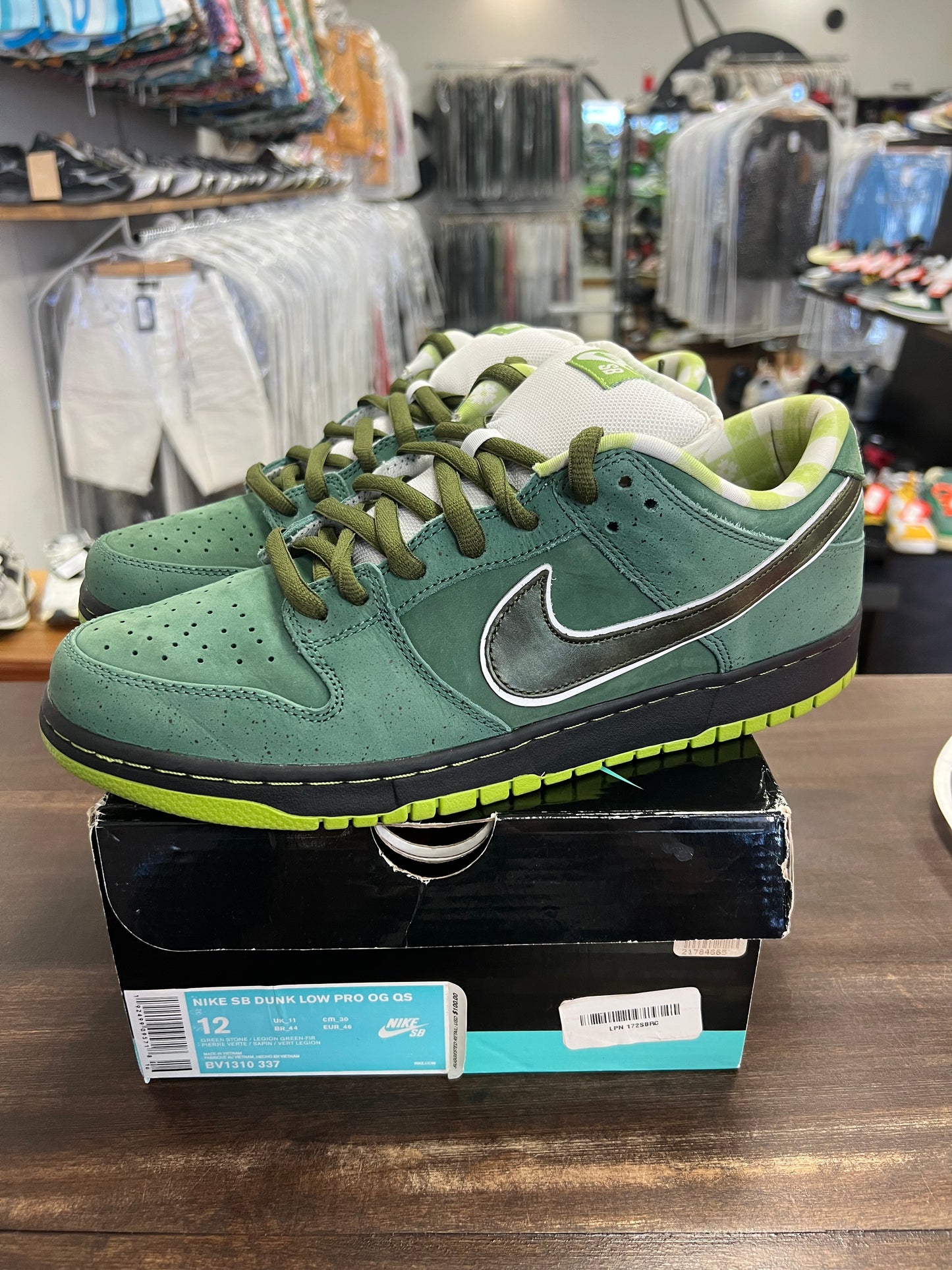 Nike SB Dunk Low Concepts Green Lobster