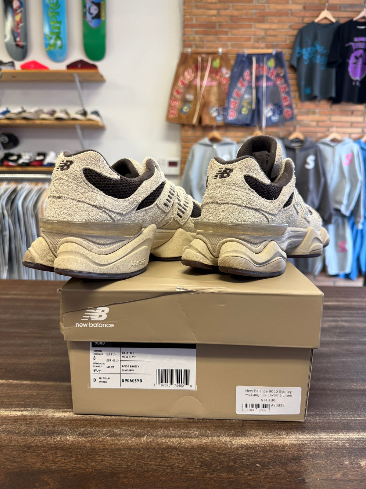 New Balance 9060 Sydney McLaughlin-Levrone Linen Black Coffee