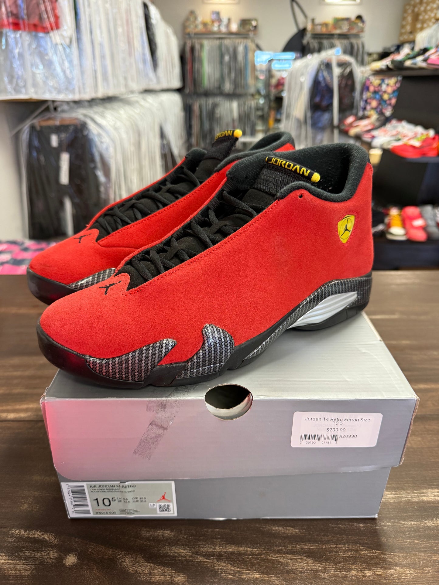 Jordan 14 Retro Ferrari