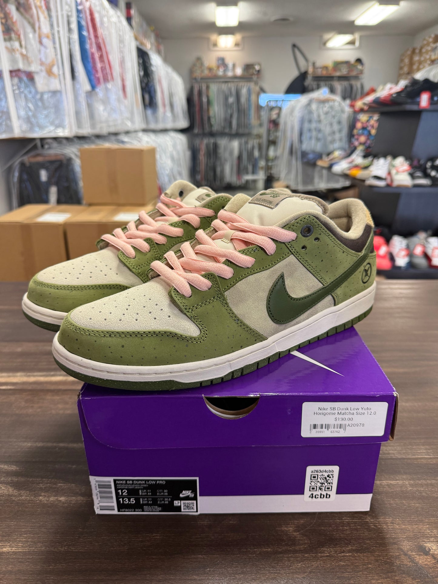 Nike SB Dunk Low Yuto Horigome Matcha