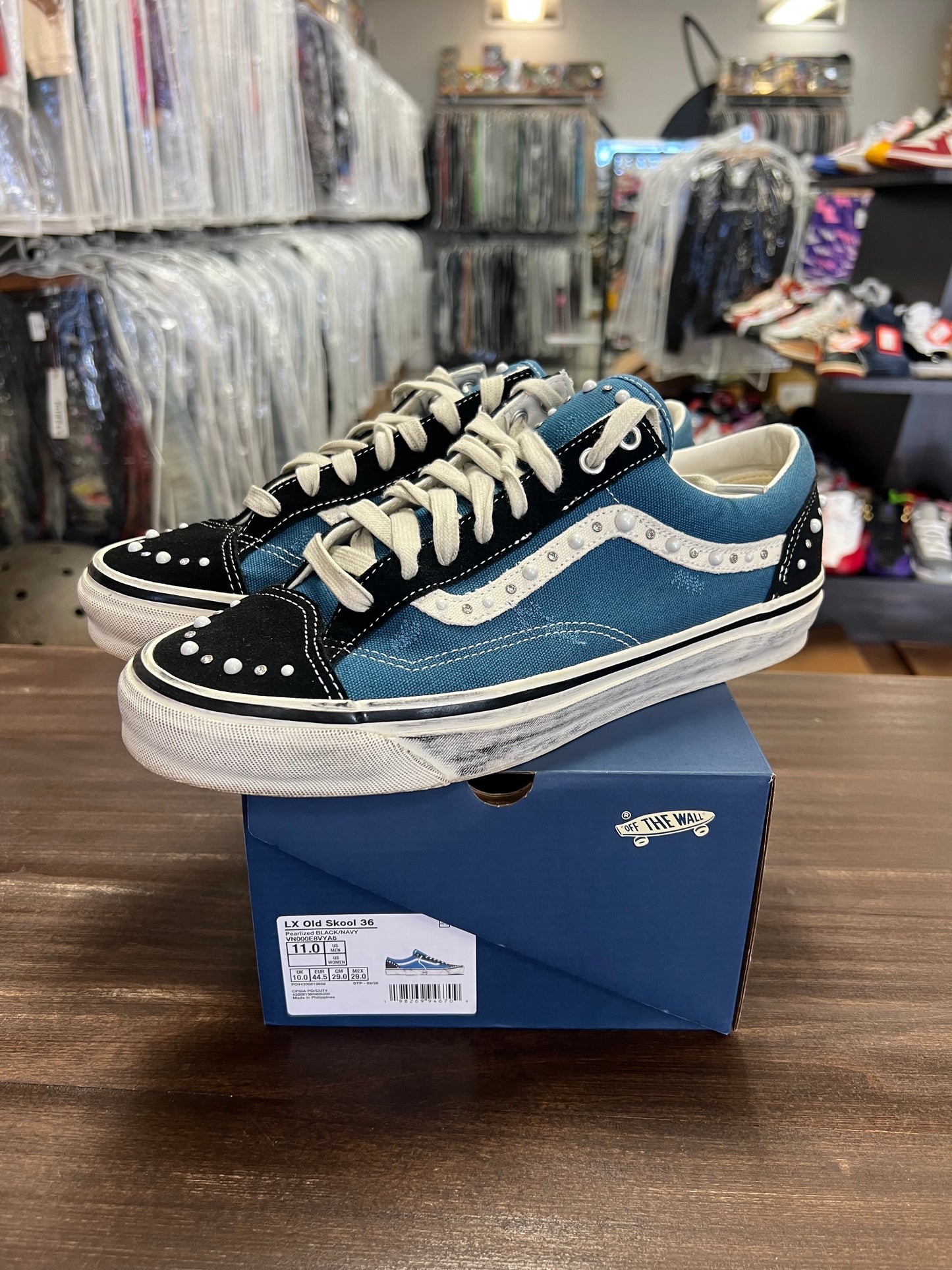 Vans LX Old Skool 36 Pearlized Pack Black Navy