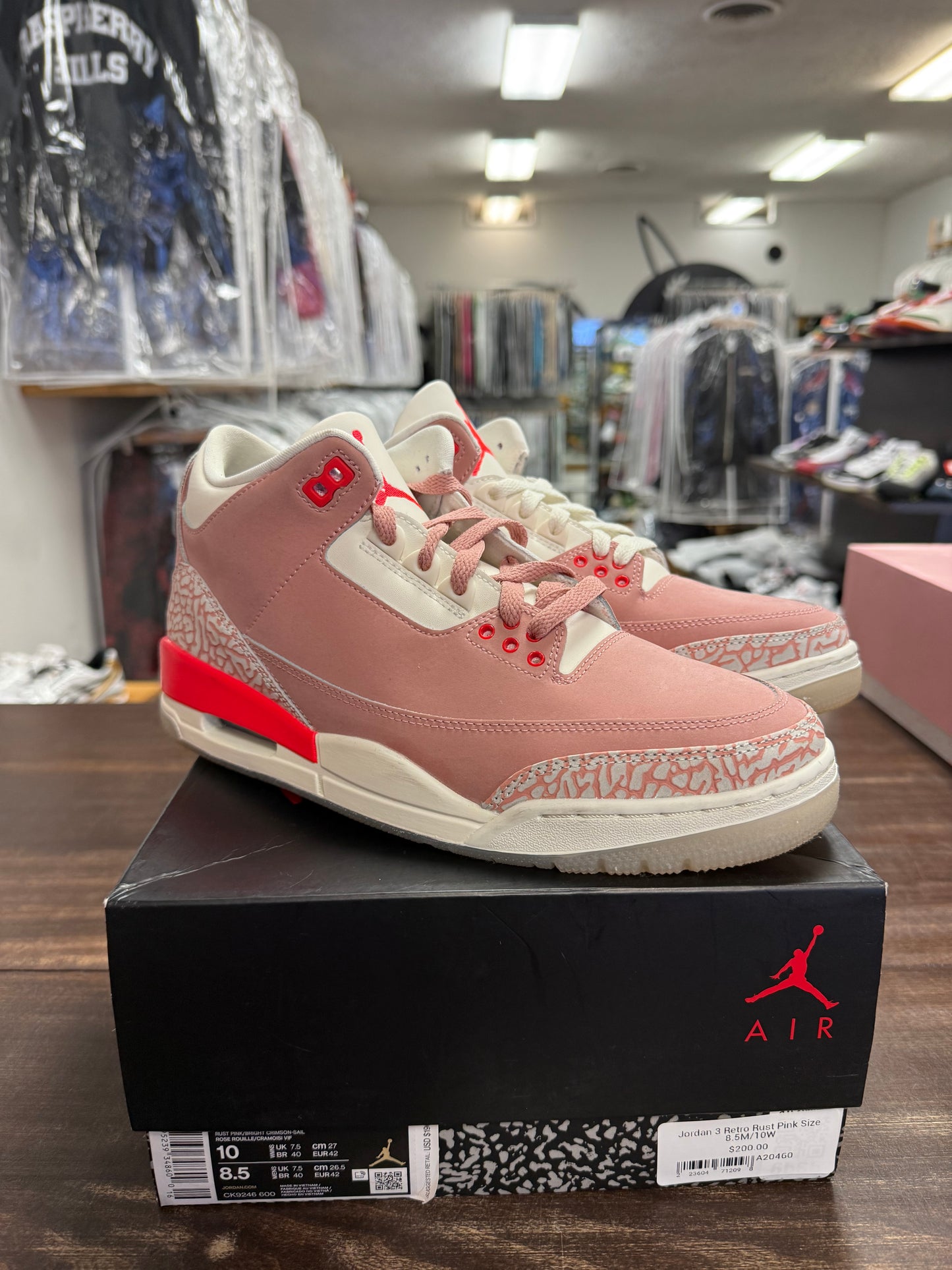Jordan 3 Retro Rust Pink