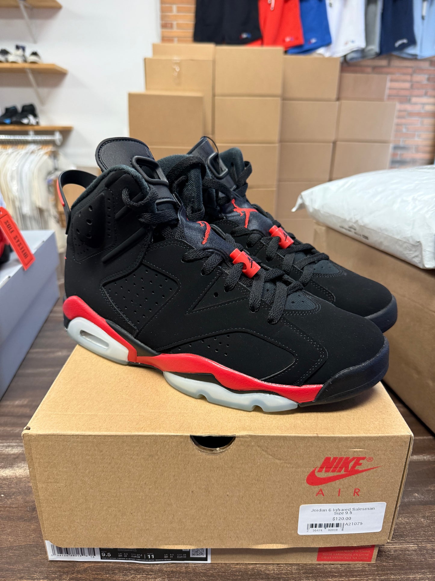 Jordan 6 Infrared Salesman