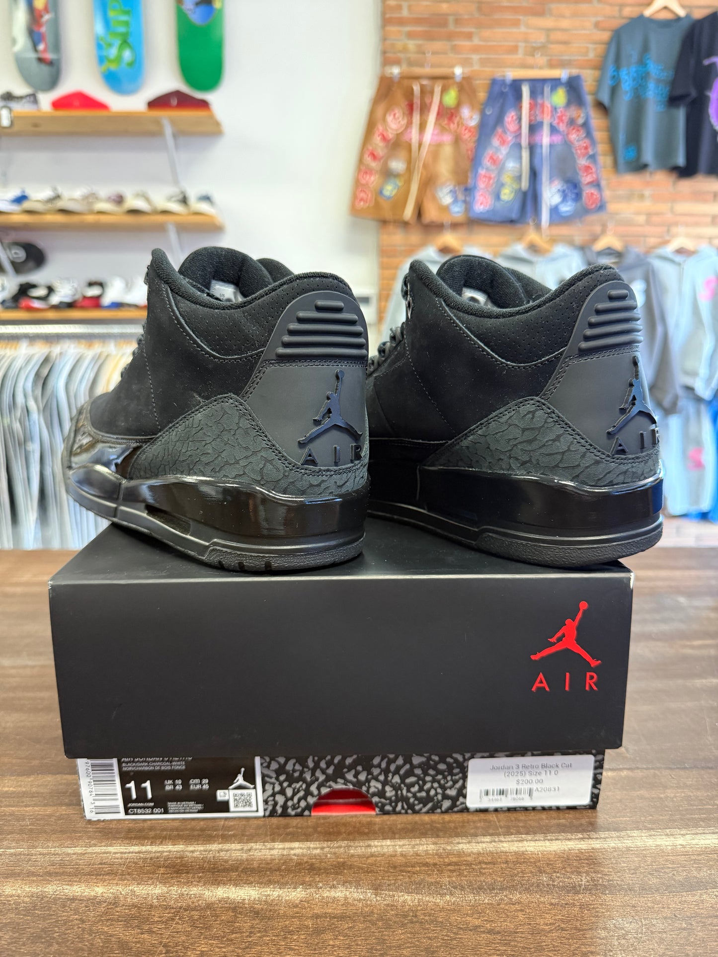 Jordan 3 Retro Black Cat (2025)