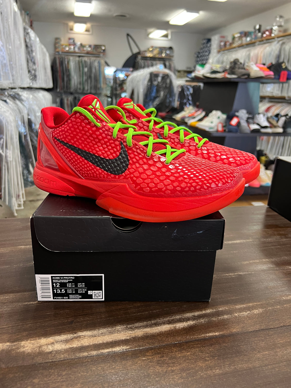 Nike Kobe 6 Protro Reverse Grinch