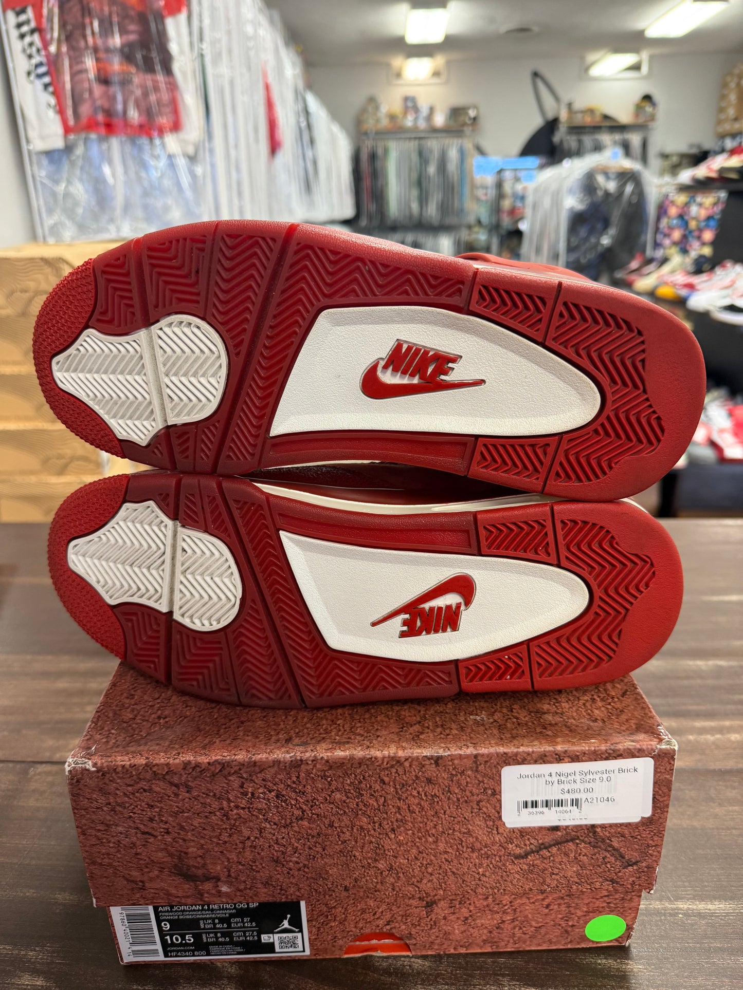 Jordan 4 Nigel Sylvester Brick by Brick
