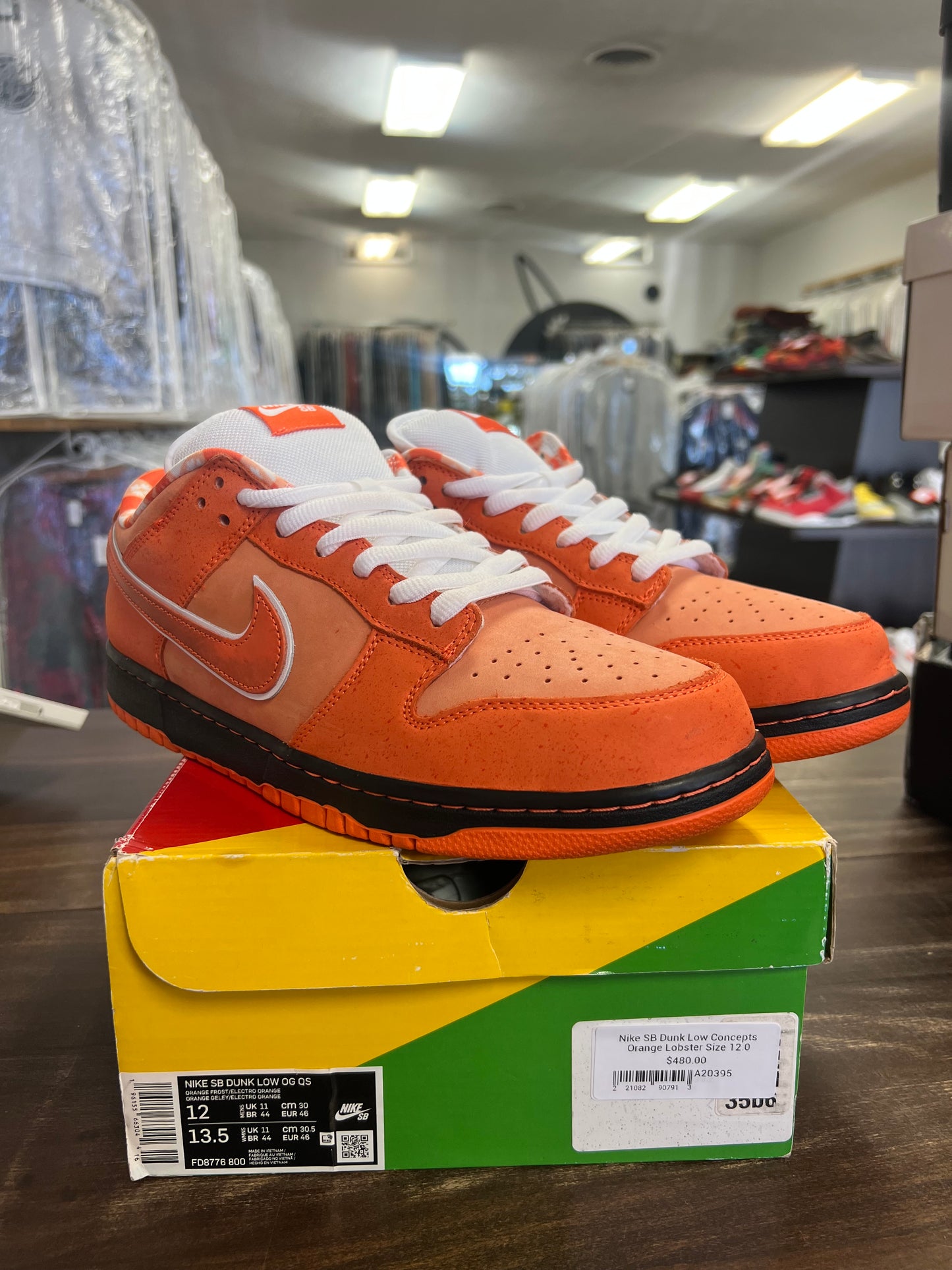Nike SB Dunk Low Concepts Orange Lobster