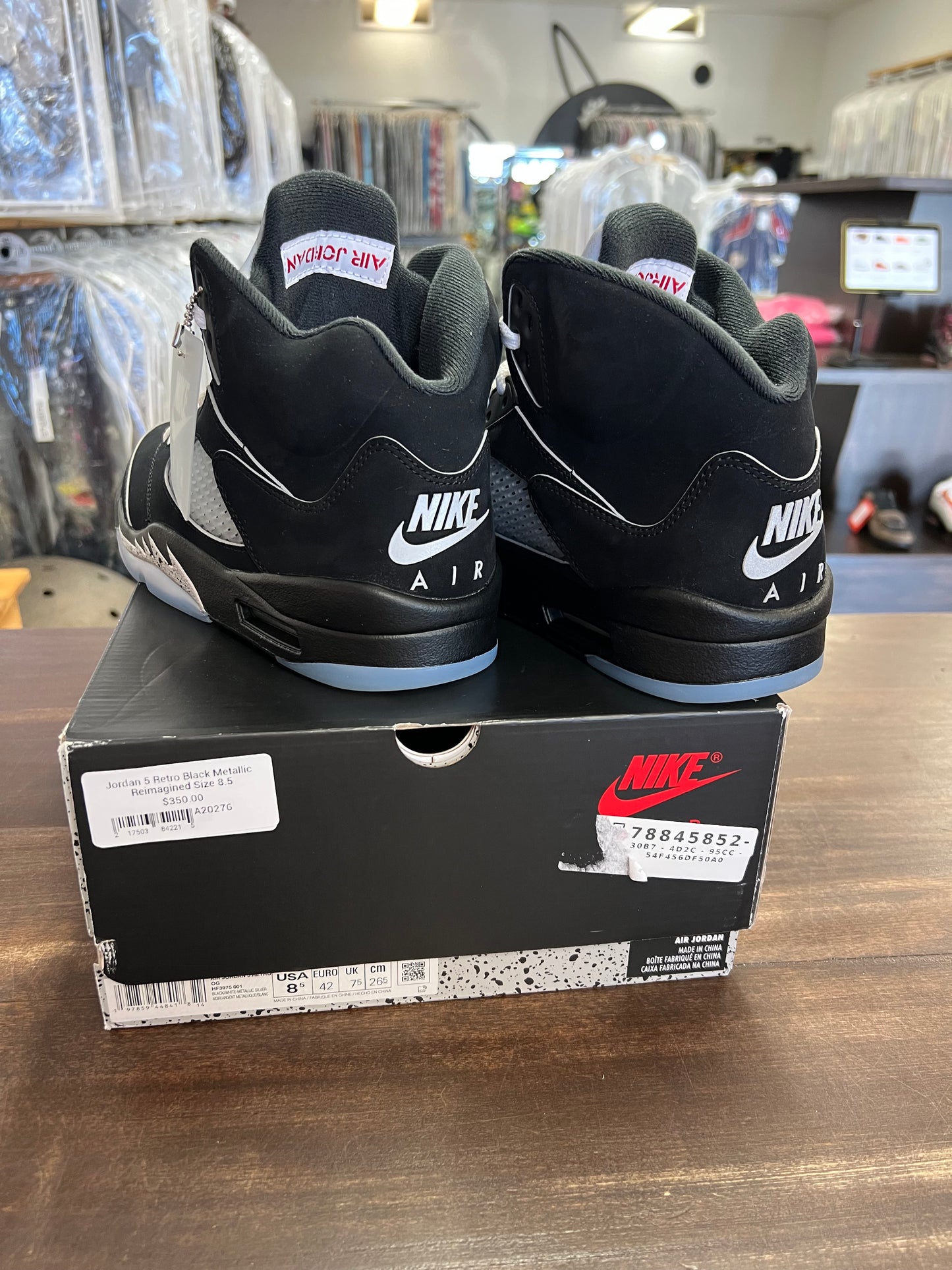 Jordan 5 Retro Black Metallic Reimagined