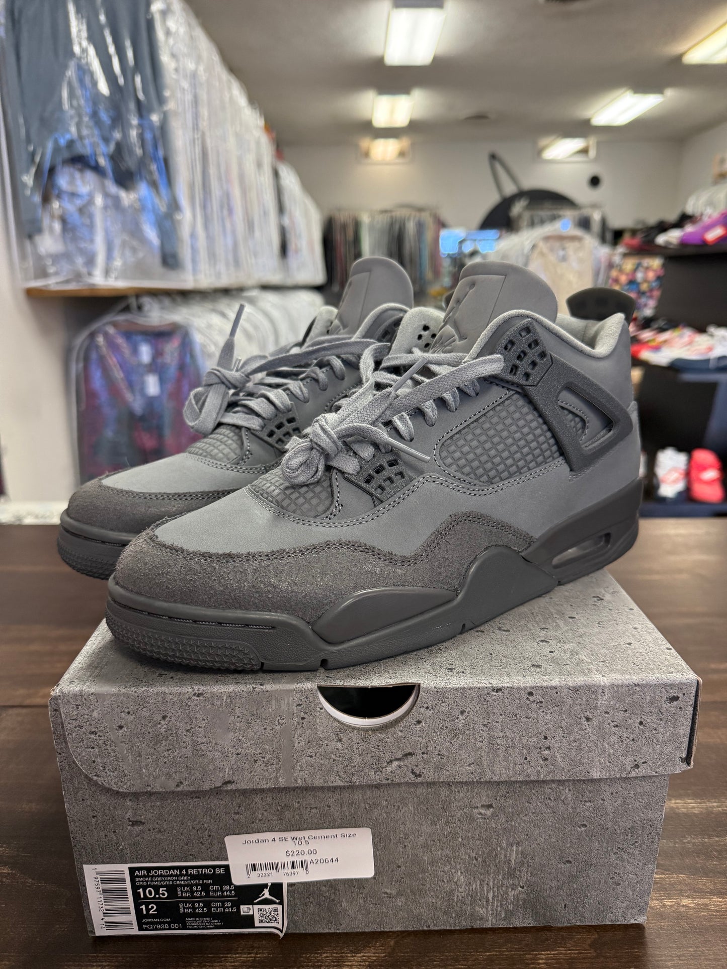 Jordan 4 SE Wet Cement
