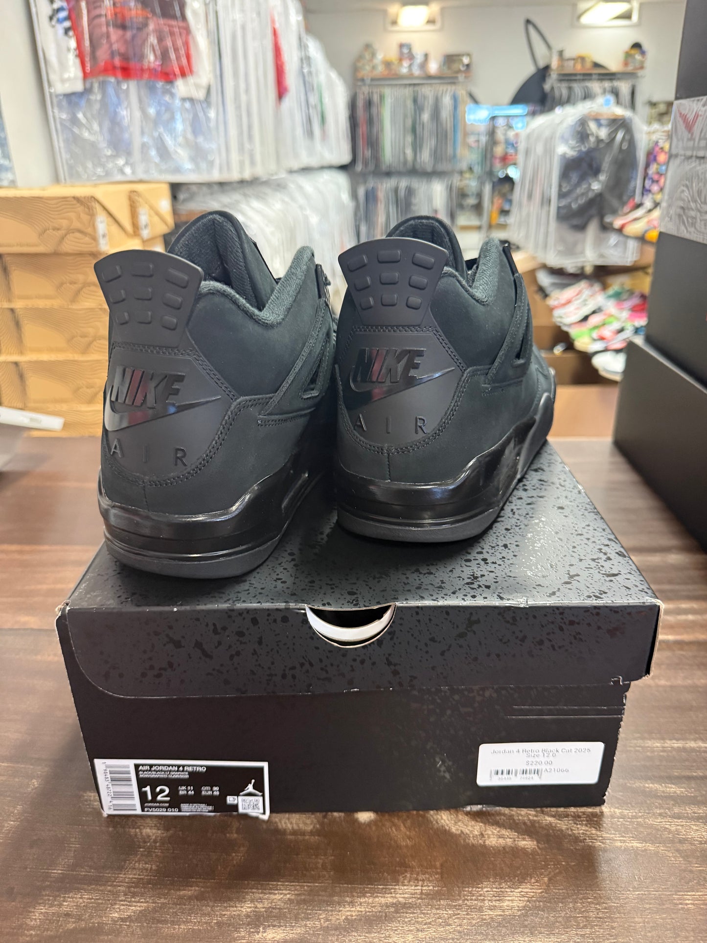 Jordan 4 Retro Black Cat 2025