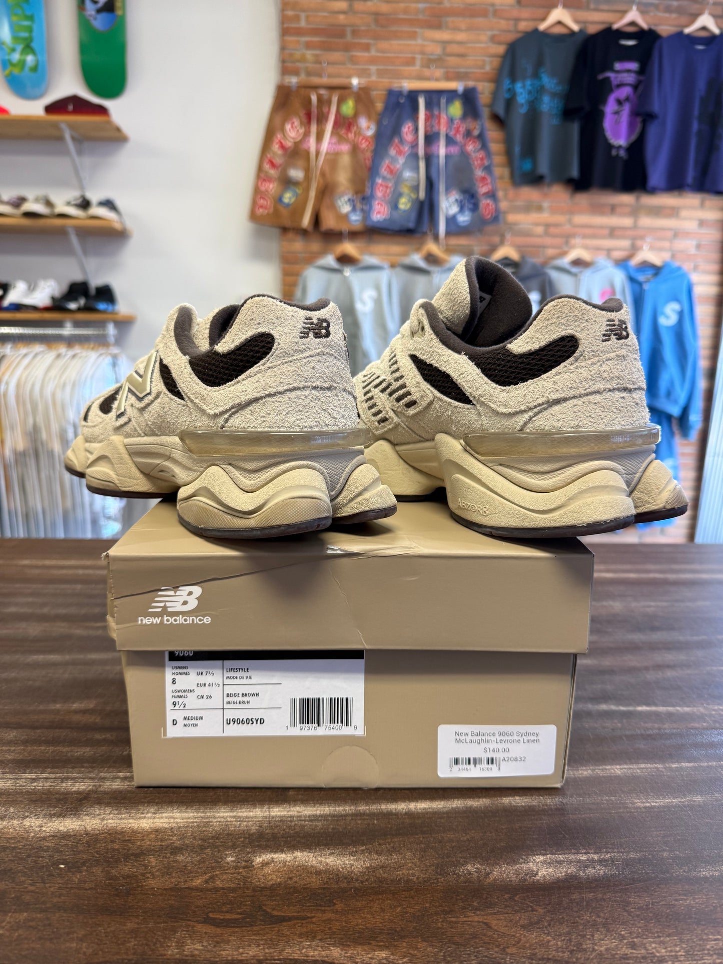 New Balance 9060 Sydney McLaughlin-Levrone Linen Black Coffee