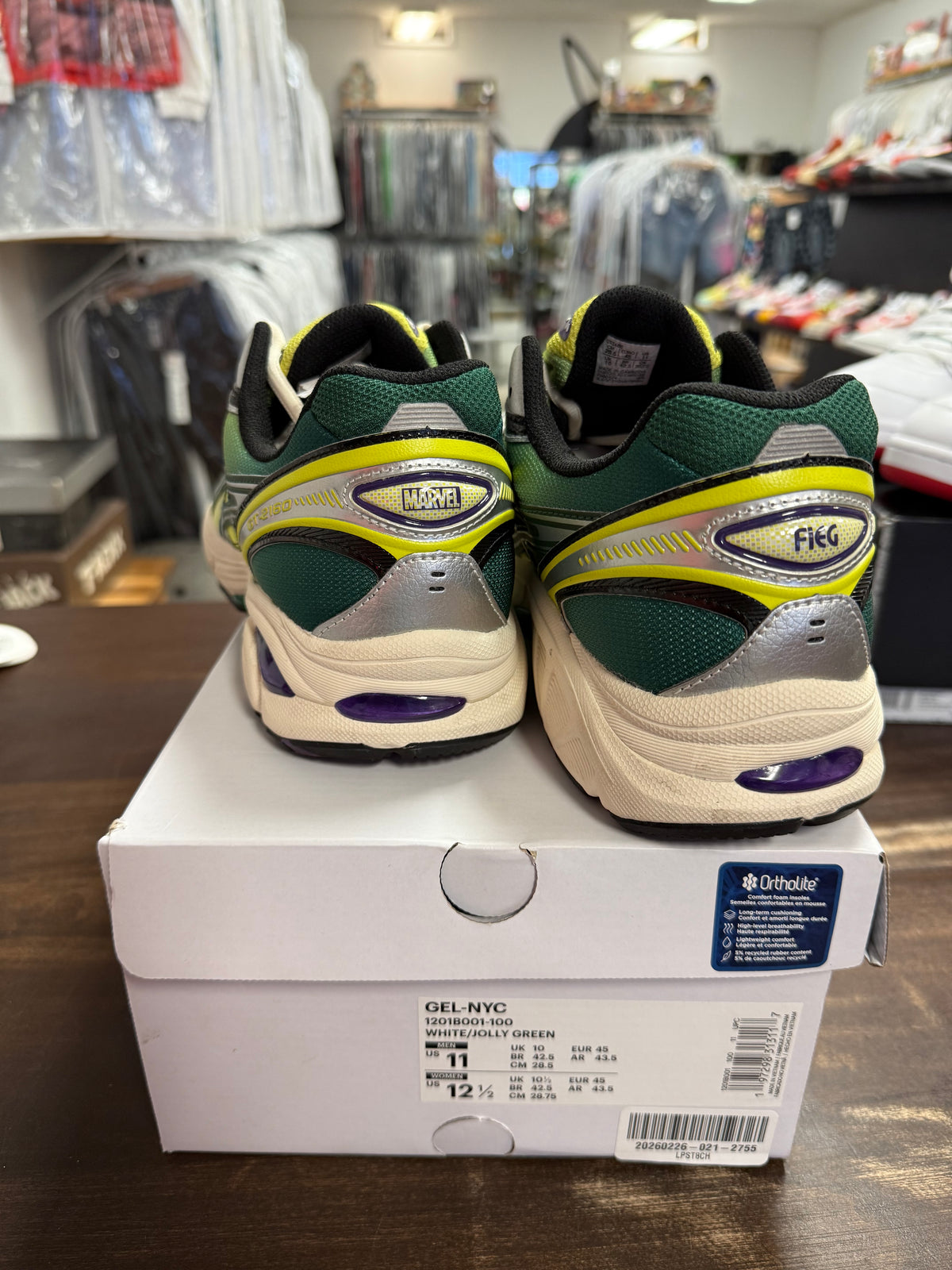 ASICS GT-2160 Kith Marvel Villains Green Goblin