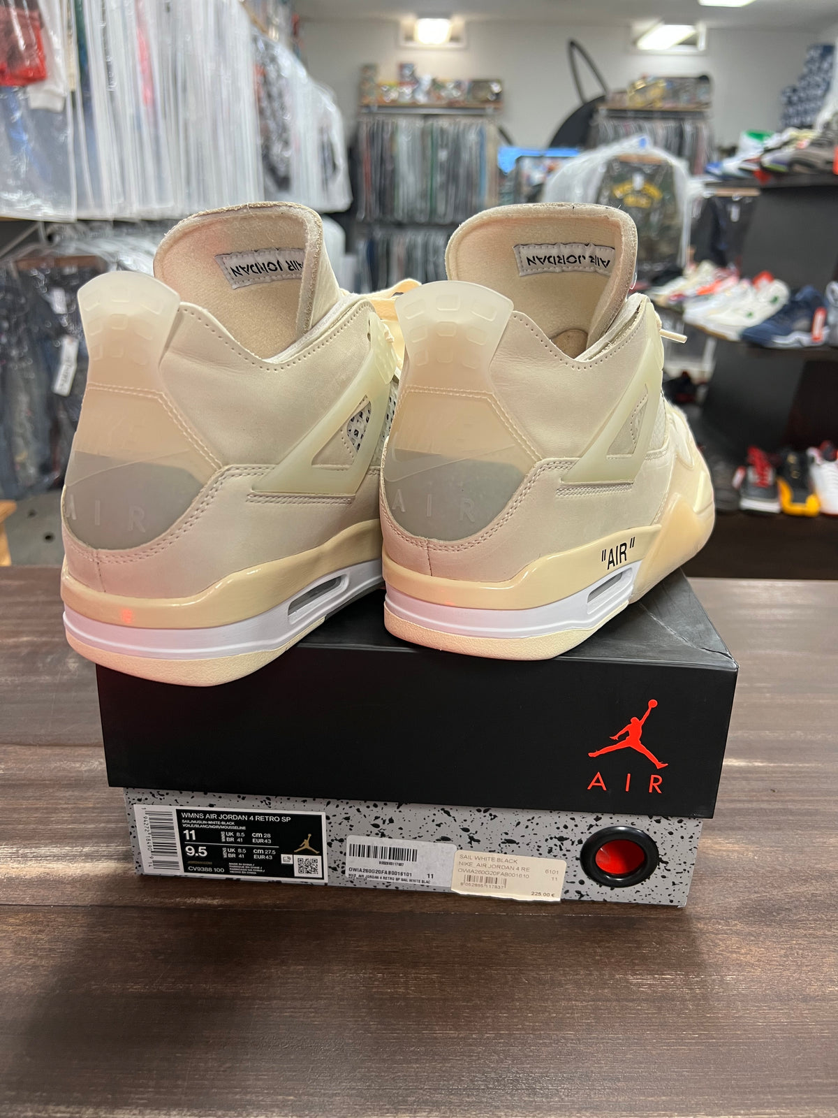 Jordan 4 Retro Off-White Sail (Women's)
