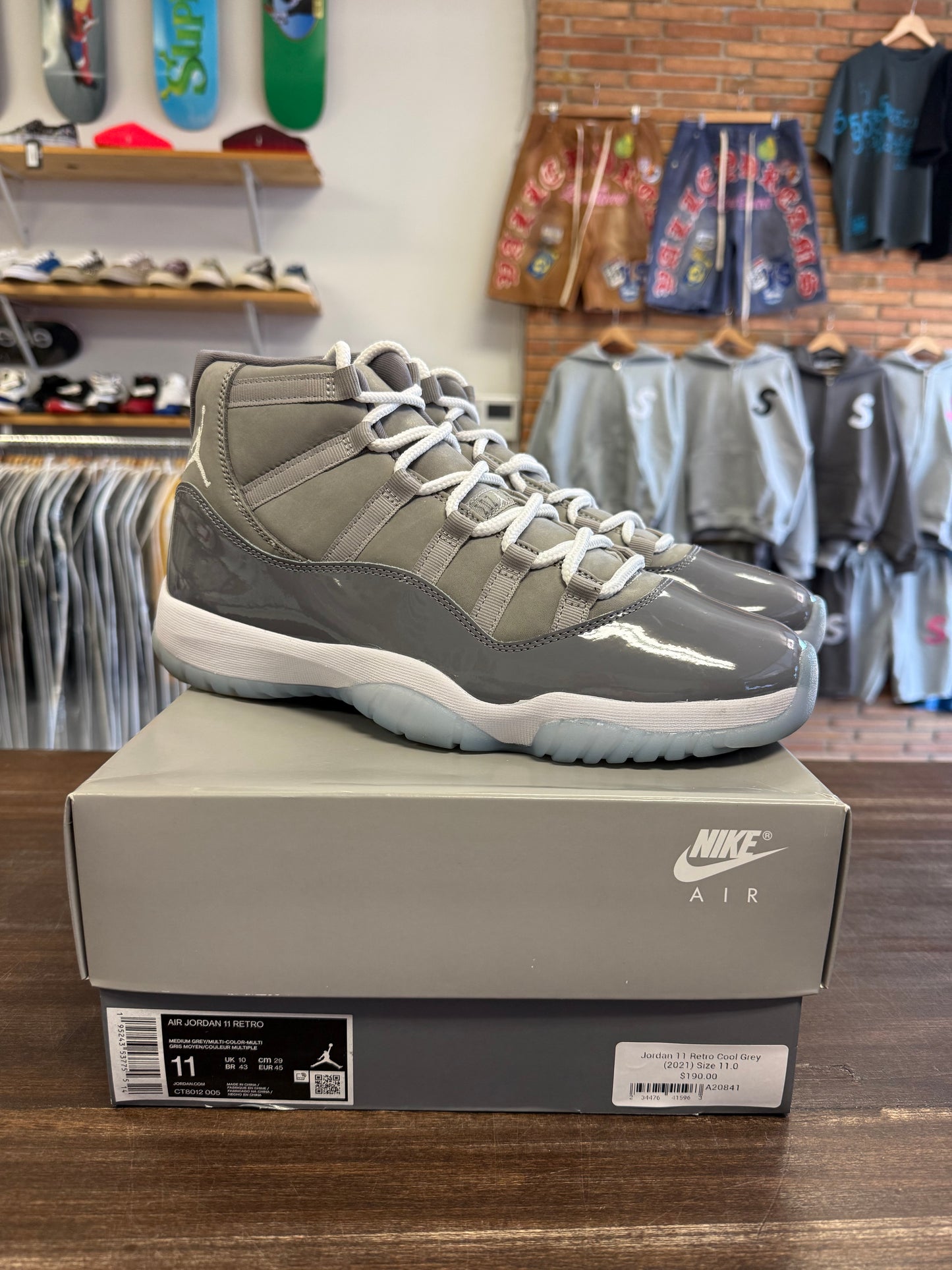 Jordan 11 Retro Cool Grey (2021)