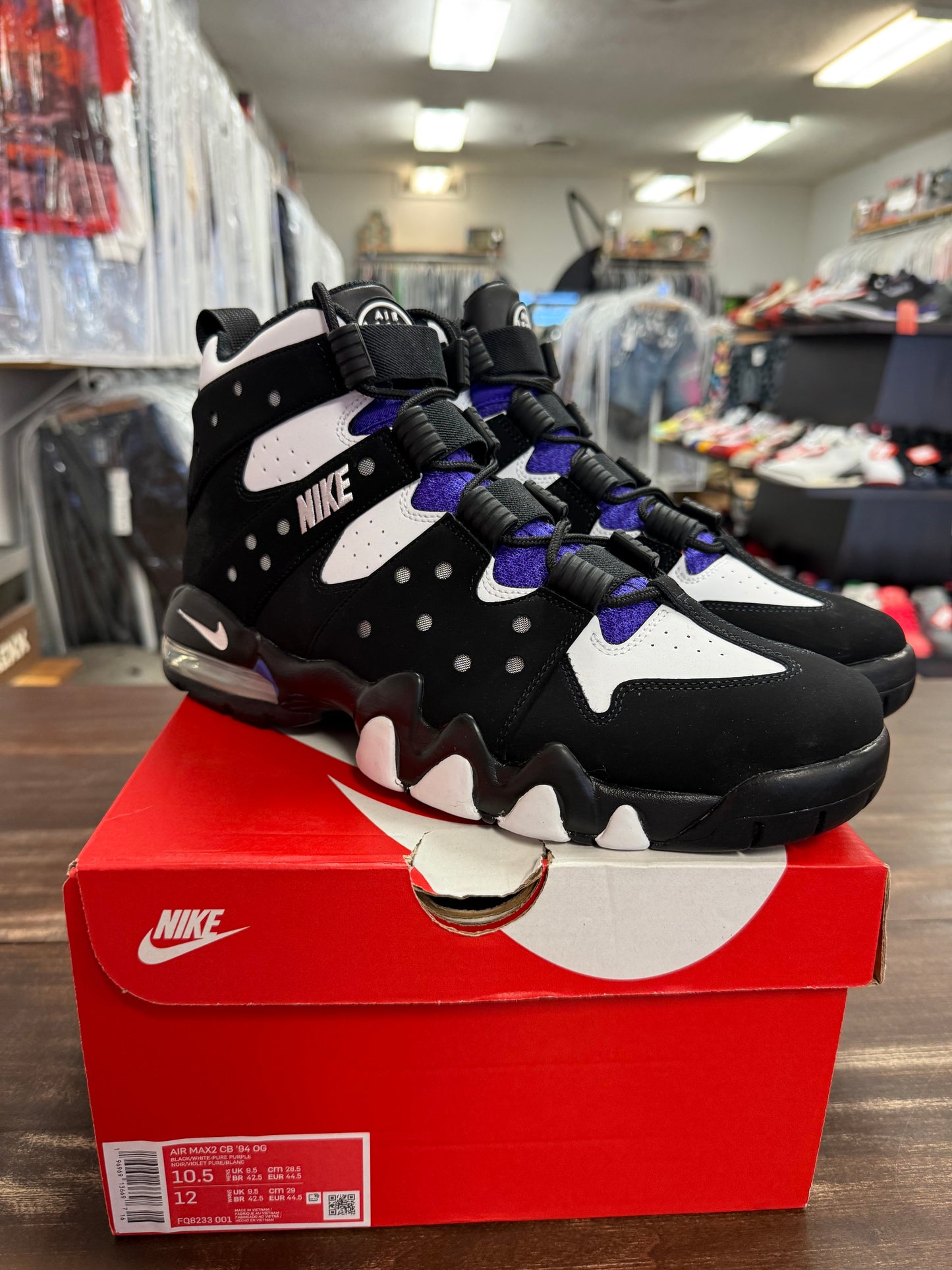 Nike Air Max 2 CB '94 Black White Purple