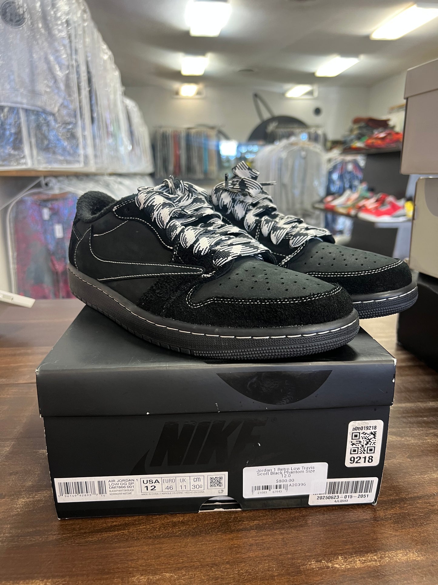 Jordan 1 Retro Low Travis Scott Black Phantom