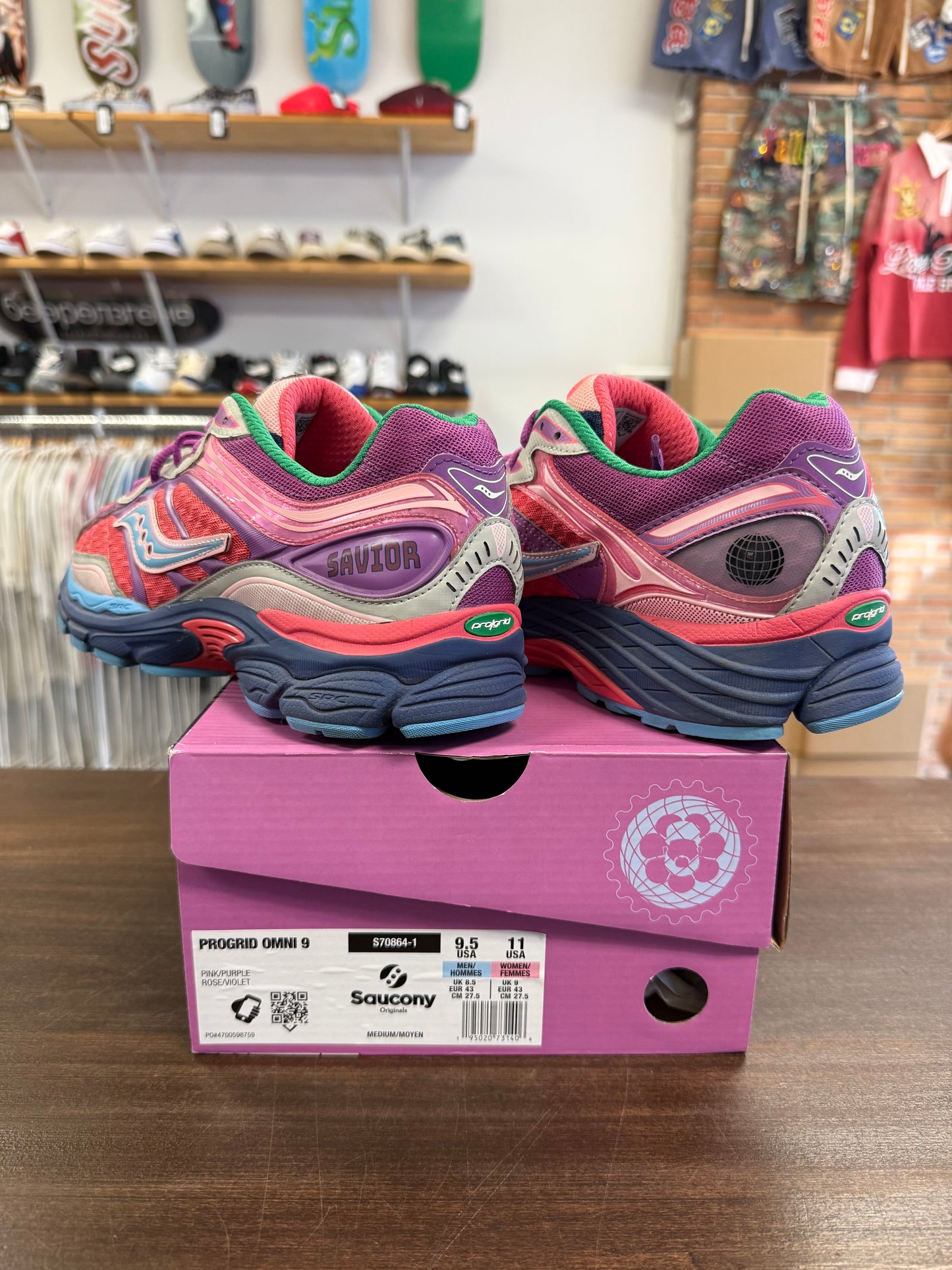 Saucony ProGrid Omni 9 Jae Tips To Do List Pink