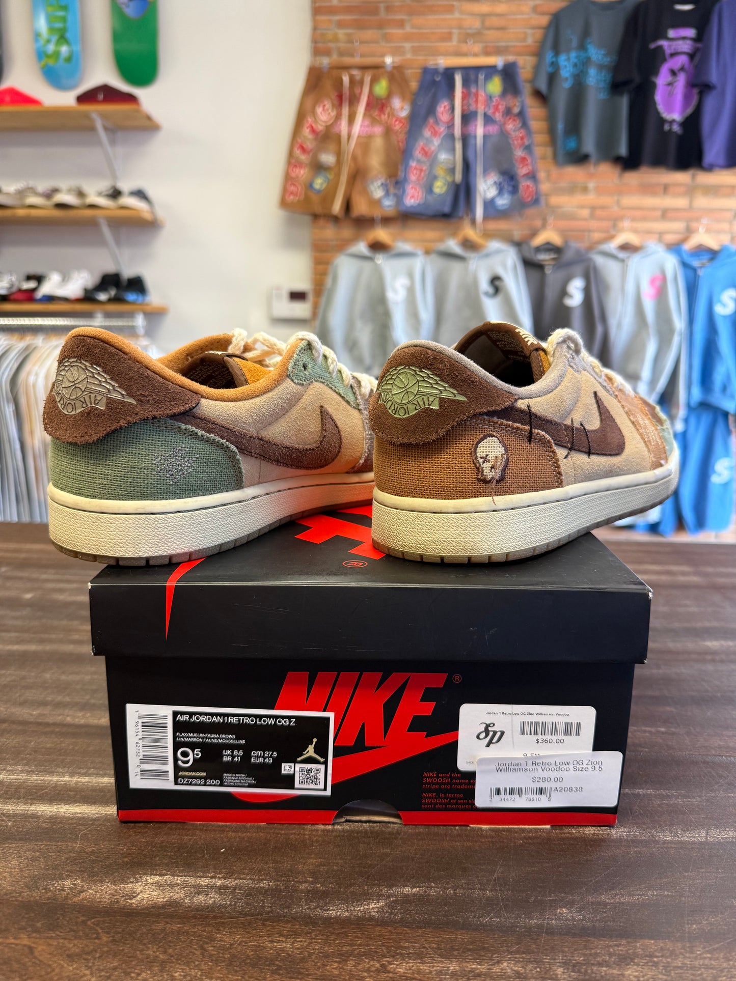 Jordan 1 Retro Low OG Zion Williamson Voodoo