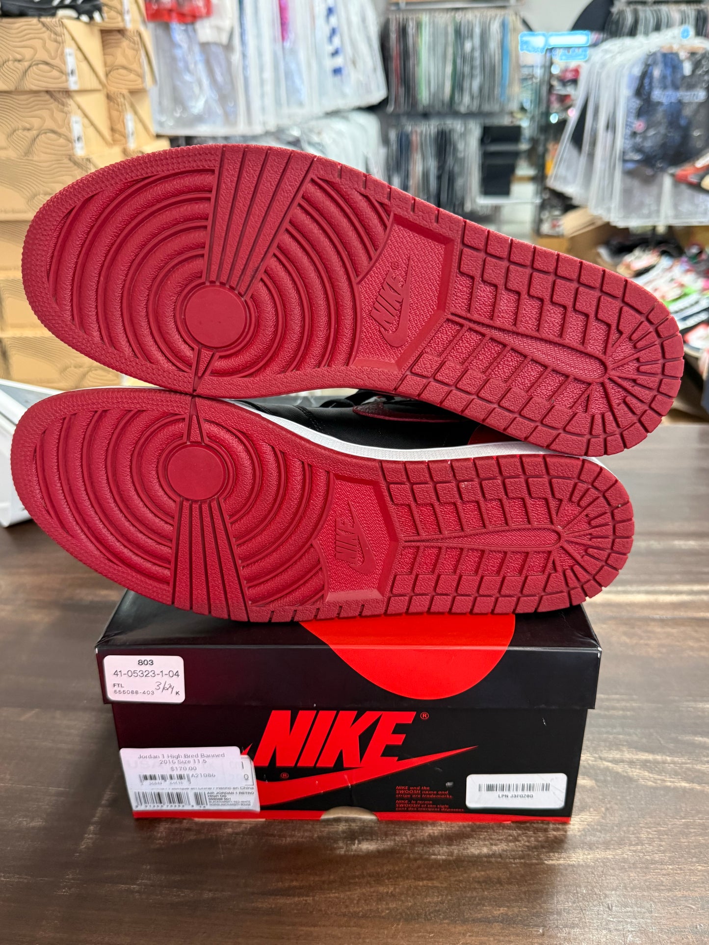 Jordan 1 High Bred Banned 2016