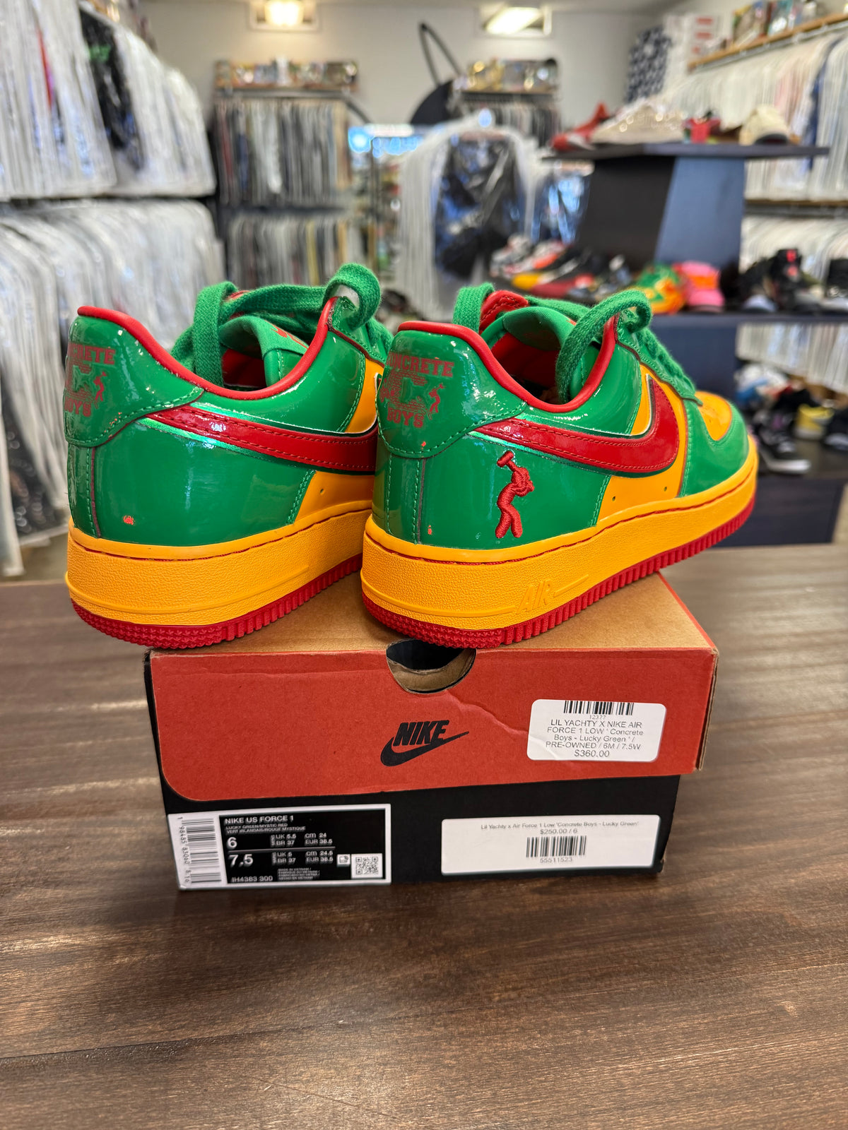 Nike Air Force 1 Low Lil Yachty Concrete Boys Lucky Green