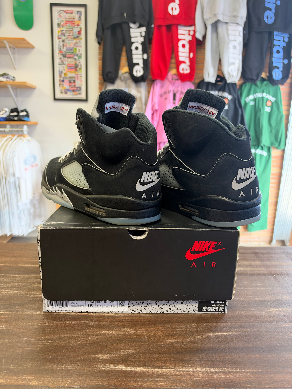 Jordan 5 Retro OG Black Metallic Reimagined
