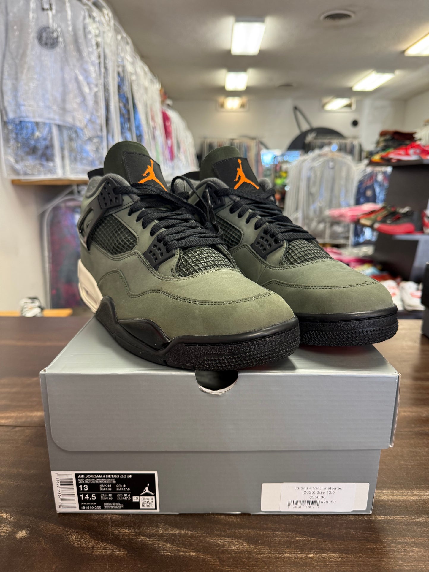 Jordan 4 SP Undefeated (2025)