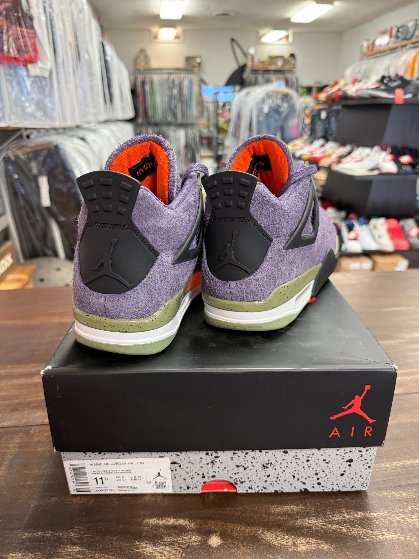 Jordan 4 Retro Canyon Purple (Women's)