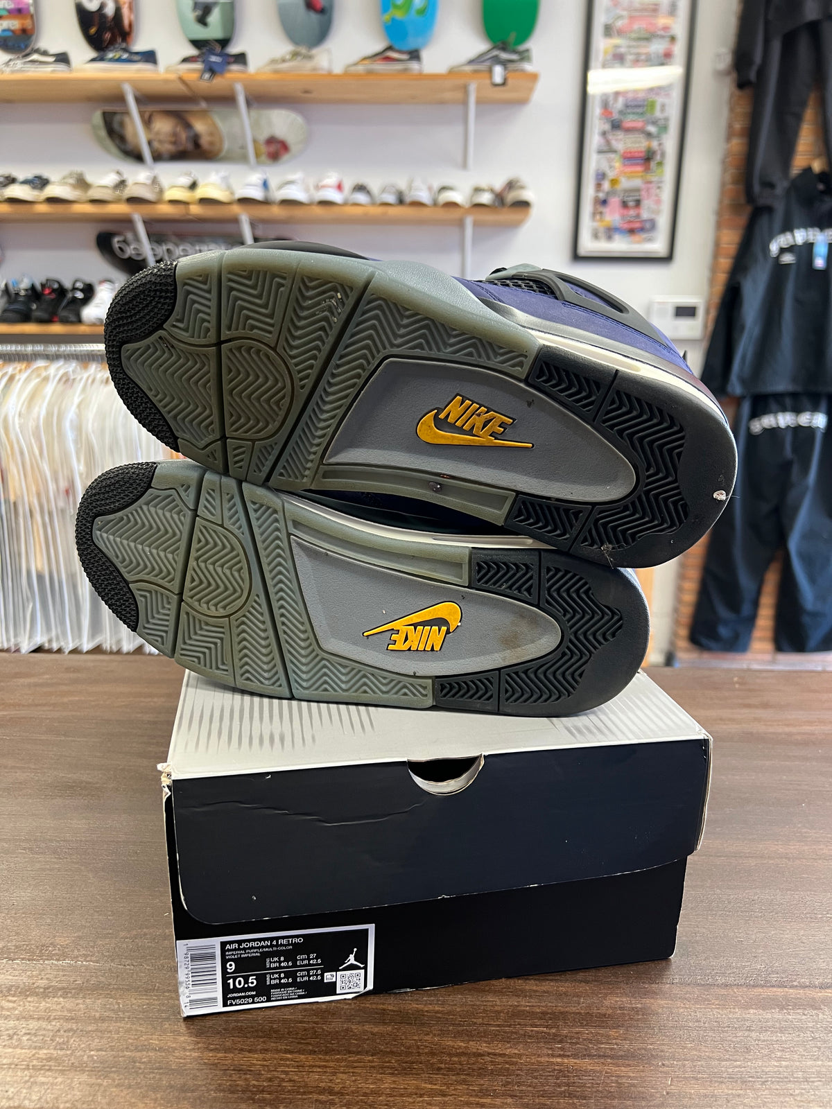 Jordan 4 Retro Lakers