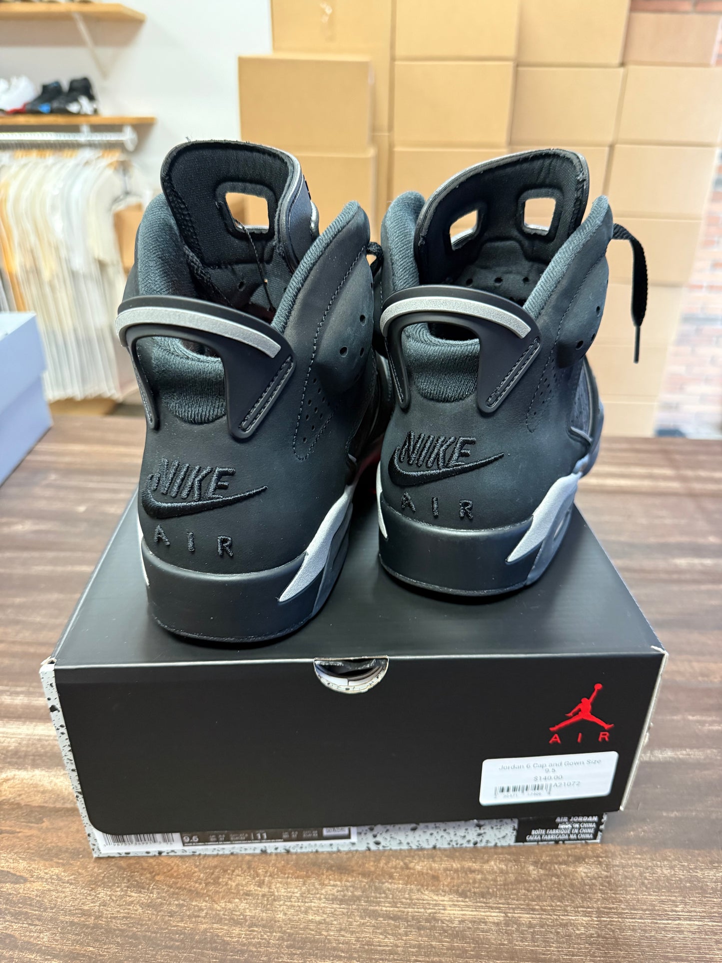 Jordan 6 Cap and Gown