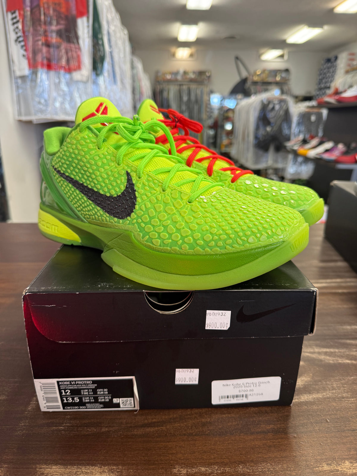 Nike Kobe 6 Protro Grinch 2020