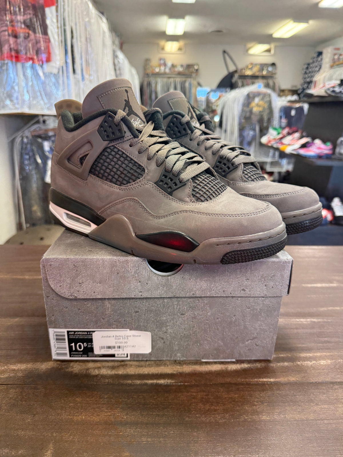 Jordan 4 Retro Cave Stone