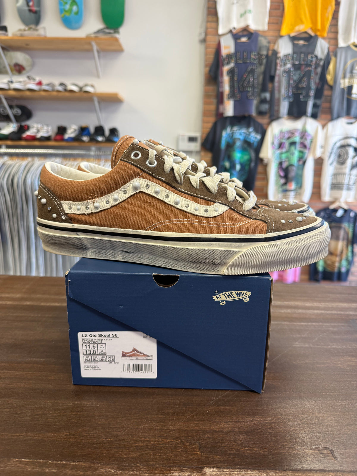 Vans Pearlized Pack Vintage Cocoa Brown