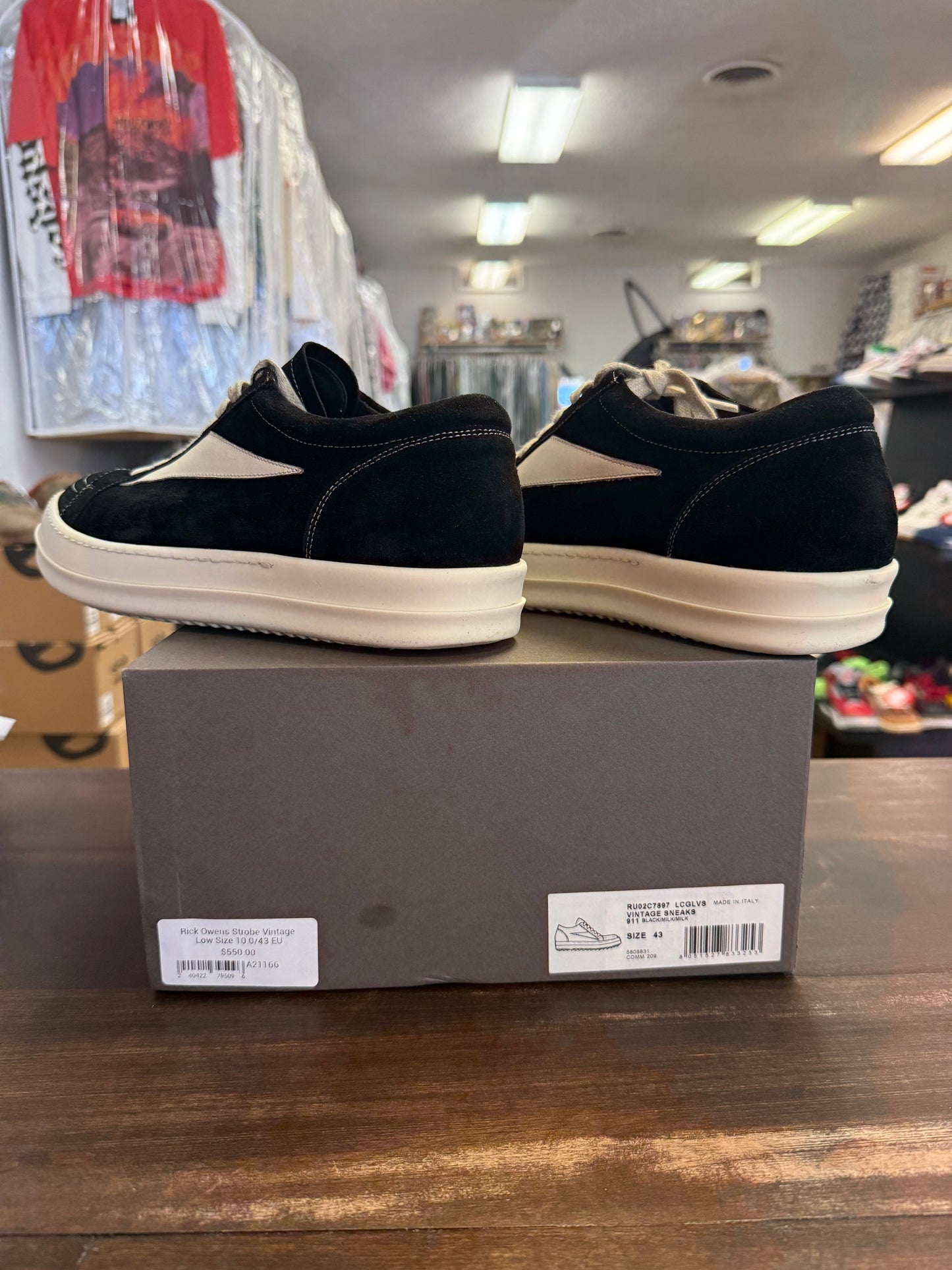 Rick Owens Strobe Vintage Low