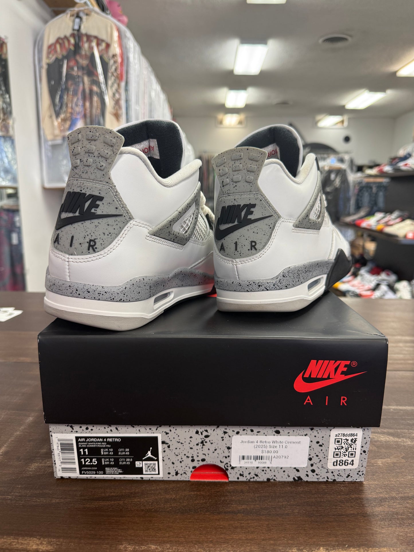 Jordan 4 Retro White Cement (2025)